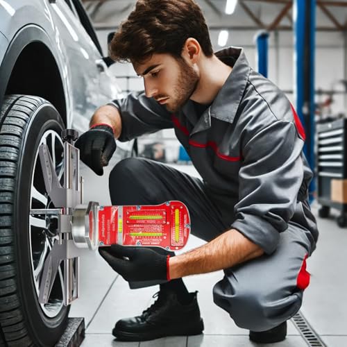 PMD Products Magnetic Camber, Caster & KPI Alignment Gauge - Precision Wheel Alignment Tool for Accurate Steering Adjustment | Part 916