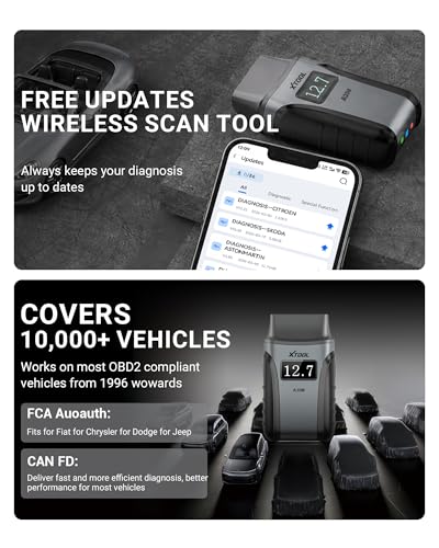 Anyscan+ A30M OBD2 Scanner Kit - No Subscription Fees, Wireless Code Reader Bidirectional Scan Tool for iOS & Android, 26 Resets, Live Data, CAN FD, FCA, Storage Bag
