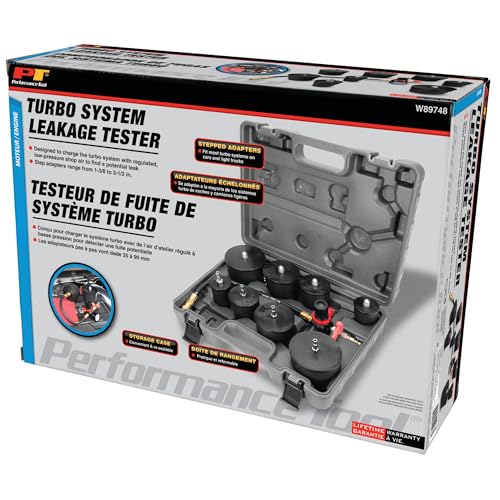 Performance Tool W89748 Turbocharger System Leakage Tester Kit - Find & Fix Turbo Leaks with Ease - style: Turbocharger System Leakage Tester