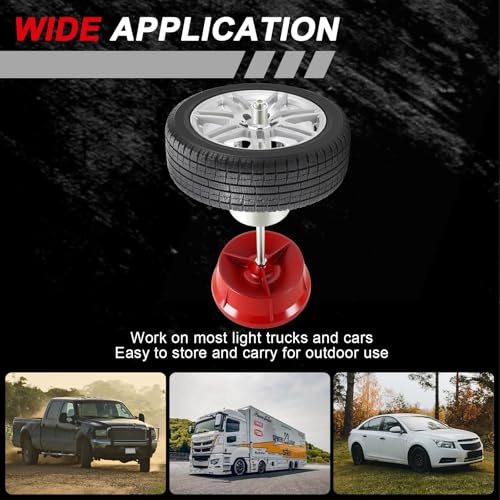 DASBET Portable Bubble Wheel Balancer Tire Balancer with Bubble Level | Heavy Duty Auto Car Wheel Repair Balancer Rim Balancing Machine Tire Changer for Cars Light Trucks