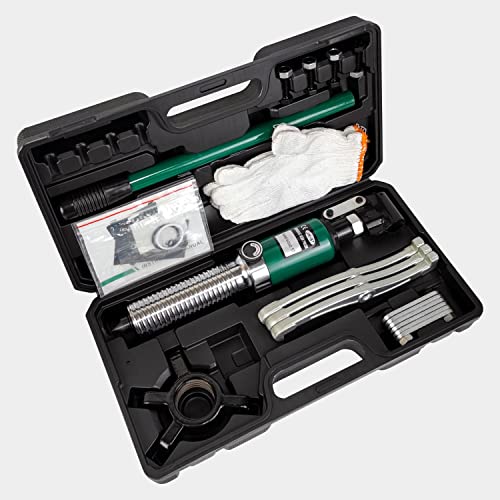 5-Ton Hydraulic Gear Puller with 2 & 3 Jaw 8" Reach | For mechanics, removes bearings, gears, hubs and pulleys with convertible 2 or 3 jaws and 5-ton force. - size: 8 inch JAW