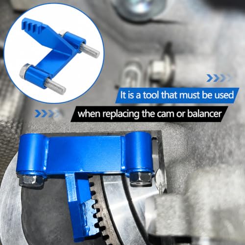 LS Flywheel Locking Tool Compatible with Engines Chevy LS1 LS2 LS3 LS6 LSX | for GM 1997 -2019 Rear-Wheel Drive V8 LS and LT Baised Engines,Cars and Trucks 4.8 5.3 5.7 6.0 6.2 7.0 Liter - color: Blue