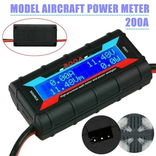 200A LCD Digital High-Precision Amp Watt Meter RC Battery Solar Power Analyser'