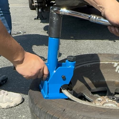 HKTE Manual Tire Bead Breaker for Aluminum Wheels, ATV Tires, Tractors, Trucks, Cars, and Heavy-Duty Tire Repair – Handle Design with U.S. Patented - color: Manual Tire Bead Breaker with handle