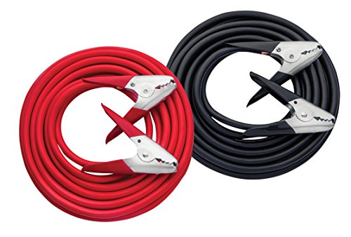 Clore Automotive Jump-N-Carry 402252 2 Gauge, 25 ft Booster Cable, 600A Parrot Clamp - size: 2 Gauge, 25 ft