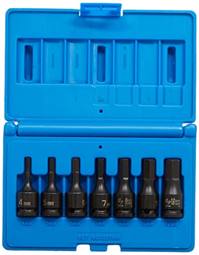Grey Pneumatic (1297MH) 3/8" Drive 7-Piece Hex Driver Metric Socket Set - style: 7 Piece Hex Driver Metric Set