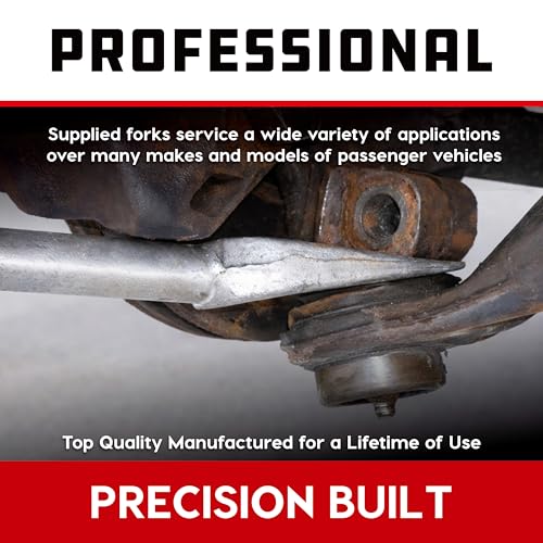 Powerbuilt Tie Rod and Ball Joint Separator Kit, Ford and GM Vehicles, Pitman Arms, Cars, Light Duty Pickup Trucks - 648630 - size: 5 Piece, Tie Rod and Ball Joint Separator
