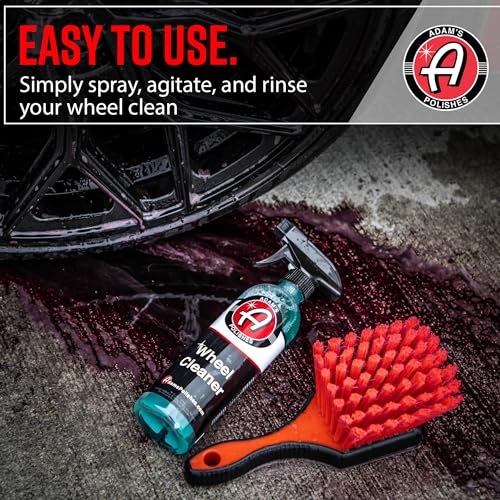 Adam's Polishes Wheel Cleaner 5 Gallon - Tough Wheel Cleaning Spray For Car Wash Detailing | Rim Cleaner & Brake Dust Remover | Safe On Chrome Clear Coated & Plasti Dipped Wheels | Use w/Wheel Brush - size: 640 Fl Oz (Pack of 1)