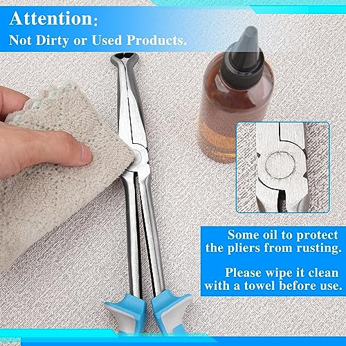 SPEEDWOX Long Reach Hose Grip Pliers - 11 Inch Spark Plug Removal Pliers, Hose Clamp Tool - style: 279mm