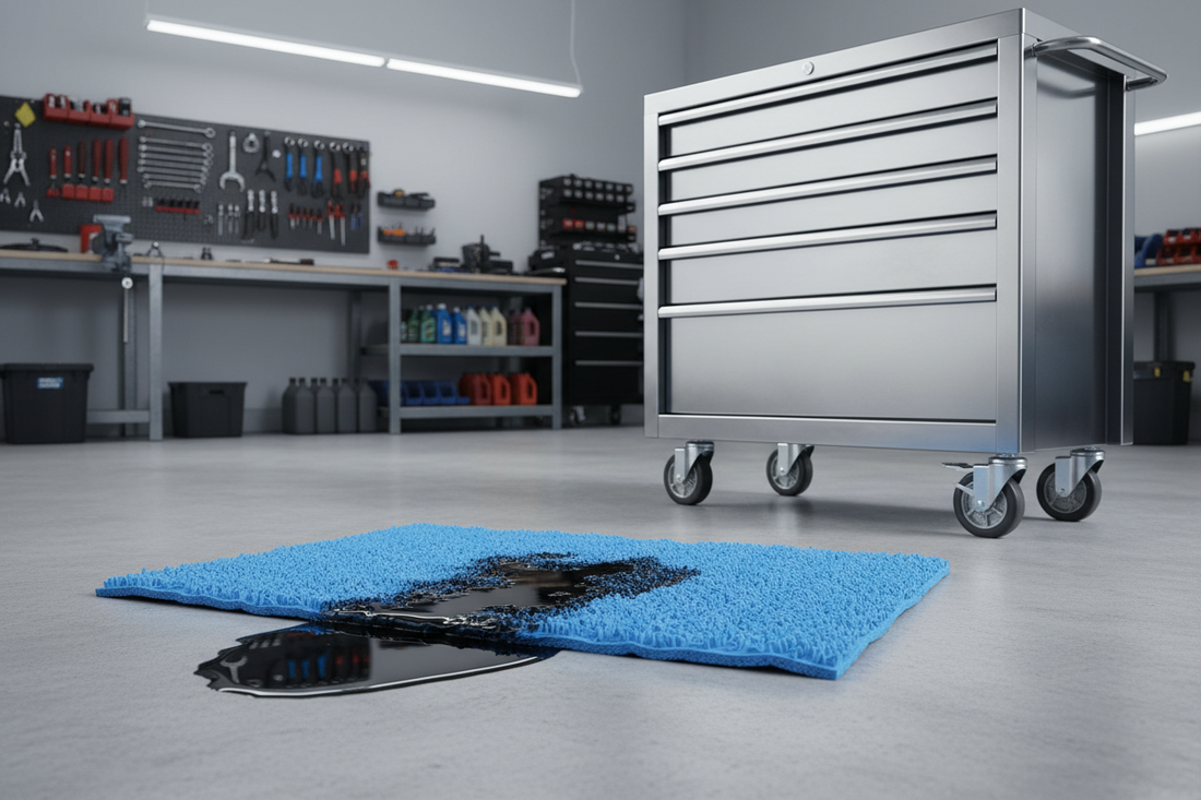 The Fluid Barrier: A Deep-Dive Analysis of Hydrophobic Absorbents and Chemical Extraction Methods for Garage Oil Spills