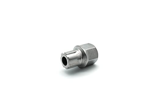 TMAX 52/7Pt Anti-Theft Wheel Lock Lug Nut Removal Socket Key for Vw Audi | Wheel Lock Nut Socket Adapter | Anti-Theft Screw Remover Repair Tool | Tyre Fitting, Garage Repair, Tire Change - size: 52/7PT
