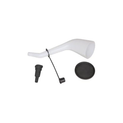 Lisle 18232 Offset Funnel with Cap & Lid Black - style: Offset Funnel with Cap & Lid