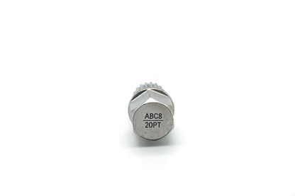 TEMO Abc8/20Pt Anti-Theft Wheel Lock Lug Nut Removal Socket Key for Vw Audi | Wheel Lock Nut Socket Adapter | Anti-Theft Screw Remover Repair Tool | Tyre Fitting, Garage Repair, Tire Change - size: ABC8/20PT