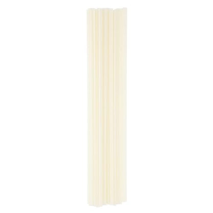 MECCANIXITY 10 Inch Plastic Welding Rods, Double-Strand Round Sticks ABS Welding Rods for Plastic Welder Kayak Car Bumper Repair Pack of 30 Dia 5mm, Beige - color: Beige, size: 10 Inch