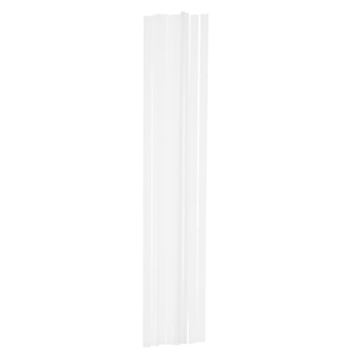 MECCANIXITY 8 Inch Plastic Welding Rods, Double Strand Round Sticks ABS Welding Rods for Plastic Welder Kayak Car Bumper Repair Pack of 10 2.5x5mm, White - color: White, size: 8 Inch