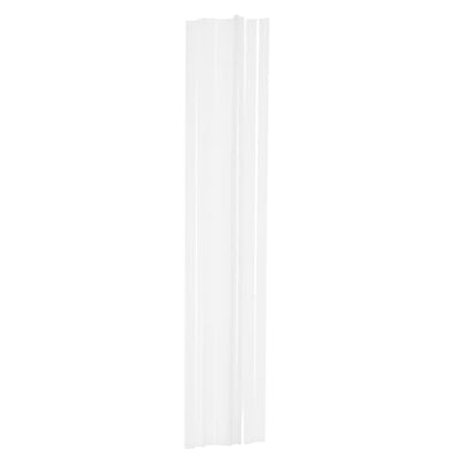 MECCANIXITY 8 Inch Plastic Welding Rods, Double Strand Round Sticks ABS Welding Rods for Plastic Welder Kayak Car Bumper Repair Pack of 10 2.5x5mm, White - color: White, size: 8 Inch