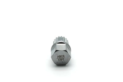 TMAX Abc6/17Pt Anti-Theft Wheel Lock Lug Nut Removal Socket Key for Vw Audi | Wheel Lock Nut Socket Adapter | Anti-Theft Screw Remover Repair Tool | Tyre Fitting, Garage Repair, Tire Change - size: ABC6/17PT