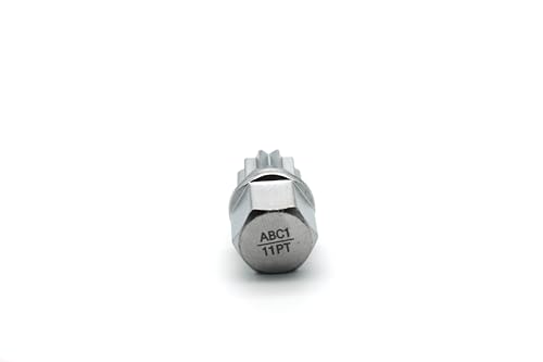 TEMO Abc1/11Pt Wheel Lock Lugnut Anti-Theft Lug Nut Screw Removal Key Socket S3057 for Vw Audi - size: ABC1/11PT