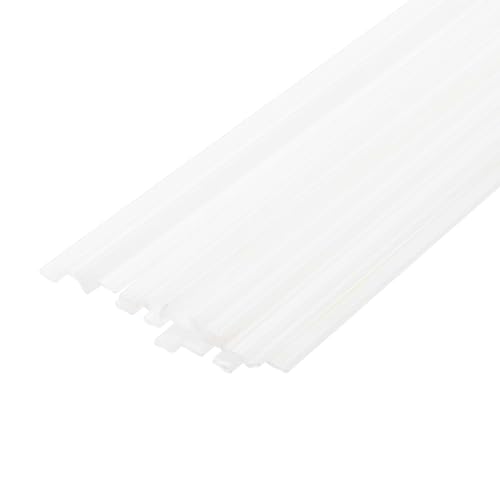 MECCANIXITY 20pcs 13 Inch Plastic Welding Rods ABS Welding Strips Welder Rods for Plastic Welder,Car Bumper, Kayak Repair, White - color: White, size: 13 Inch