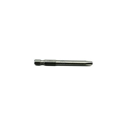 Benchmark Abrasives 1/4 Inch Hex Anti Slip Phillips Insert Screw Head Screwdriver Bits, Rotary Drill Bits for Repairing Electronics, Automotive Parts, Furniture (50 Pack) - (PH3 x 2-3/4") - size: PH3 x 2-3/4"