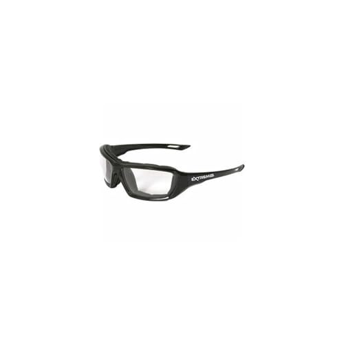 Radians Extremis Foam Lined Safety Glasses - Black Frame