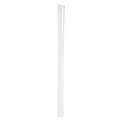 MECCANIXITY 20 Inch Plastic Welding Rods, Double Strand Round Sticks ABS Welding Rods for Plastic Welder Kayak Car Bumper Repair Pack of 10 2.5x5mm, White - color: White, size: 20 Inch