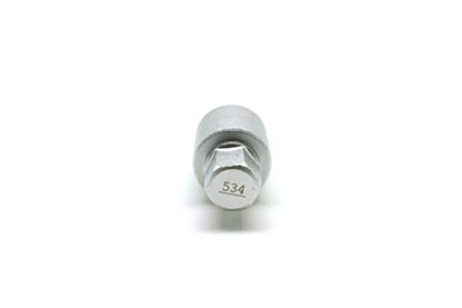 TEMO 534 Wheel Lock Nut Screw Removal Key Anti-Theft Lugnut Socket S3056 for Vw Audi Vag Volkswagen Vehicles - size: Model 534 (1 Piece)