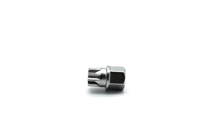 TEMO Abc1/11Pt Anti-Theft Wheel Lock Lug Nut Removal Socket Key for Vw Audi | Wheel Lock Nut Socket Adapter | Anti-Theft Screw Remover Repair Tool | Tyre Fitting, Garage Repair, Tire Change - size: ABC1/11PT