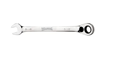 Williams JHW1210RC Reversible Ratcheting 12 Point SAE Combination Wrench, with High Polish Chrome Finish - 5/16-Inch - size: 5/16-Inch Single
