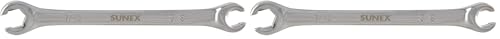 Sunex 980902 3/8" by 7/16" Fully Polished Flare Nut Wrench (Pack of 2) - size: 3/8-inch by 7/16-inch (Pack of 2)