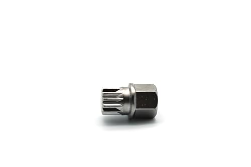 TEMO Abc2/13Pt Wheel Lock Lugnut Anti-Theft Lug Nut Screw Removal Key Socket S3057 for Vw Audi - size: ABC2/13PT