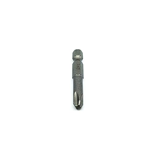 Benchmark Abrasives 1/4 Inch Hex Anti Slip Phillips Insert Screw Head Screwdriver Bits, Rotary Drill Bits for Repairing Electronics, Automotive Parts, Furniture (50 Pack) - (PH3 x 2") - size: PH3 x 2"