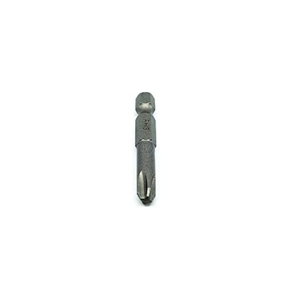 Benchmark Abrasives 1/4 Inch Hex Anti Slip Phillips Insert Screw Head Screwdriver Bits, Rotary Drill Bits for Repairing Electronics, Automotive Parts, Furniture (50 Pack) - (PH3 x 2") - size: PH3 x 2"