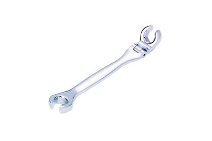 Flexible Flare Nut Wrench,Open Box Wrench,Line Wrench, 210° Activity angle,For Narrow space, Car Chasis Wrench, SAE,4 PCS 5/16"-3/8"-7/16"-1/2",With wrench rack & Color Box,Gift for Man,… - color: Sae Flexible Head Flare Nut Wrench 5/16"-3/8"-7/16"-1/2"