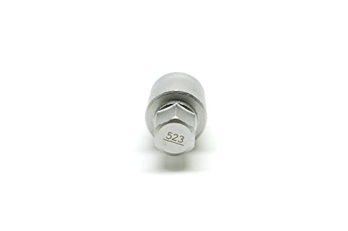 TMAX 523 Wheel Lock Nut Screw Removal Key Anti-Theft Lugnut Socket S3056 for Vw Audi Vag Volkswagen Vehicles - size: 523