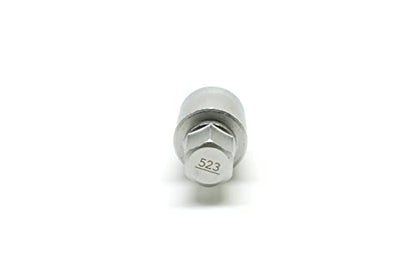 TEMO 523 Wheel Lock Nut Screw Removal Key Anti-Theft Lugnut Socket S3056 for Vw Audi Vag Volkswagen Vehicles - size: Model 523 (1 Piece)