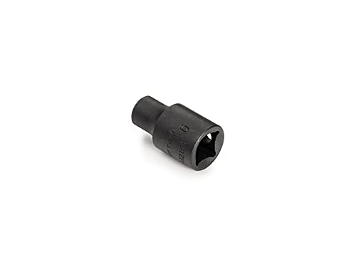 TEKTON 3/8 Inch Drive x 6 mm Shallow 6-Point Impact Socket | SID12106 - size: 6 mm, style: Shallow