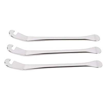 Alomejor Tire Spoons, Metal Tyre Lever Set for Motorcycle and Car Tire Changes, Heavy Duty Tool for Efficient Removal and Maintenance