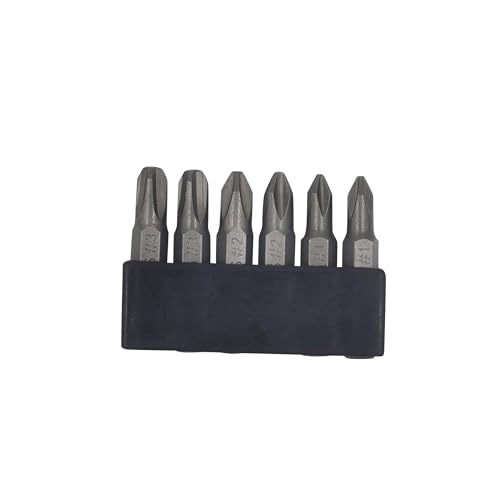 6Pcs 35mm JIS Screwdriver Bit Set with Magnetic Tip, 1/4 Hex Shank, S2 Alloy Steel & 6-Slot Storage Strip – Perfect for Japanese Motorcycles, Cars, Bicycles, and Equipment (JIS #1x2#2x2#3x2) - size: JIS #1x2 #2x2 #3x2