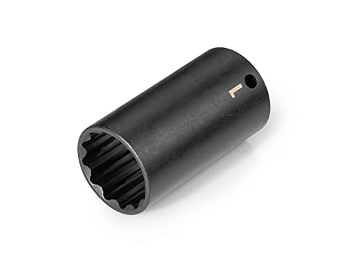 TEKTON 3/8 Inch Drive x 1 Inch Deep 12-Point Impact Socket | SID13225 - size: 1-Inch, style: Deep