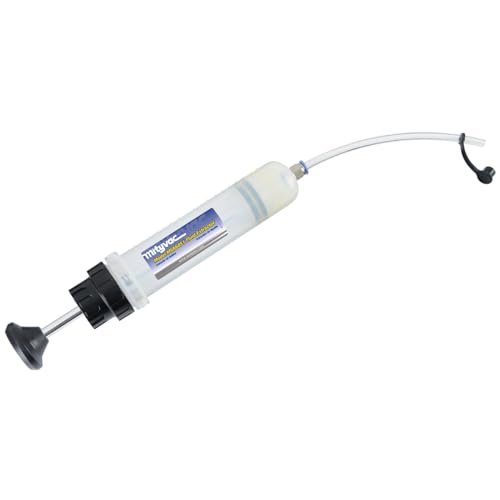 Mityvac MVA6851 7oz Fluid Evacuator Extractor and Dispensing Syringe, Lightweight, Easy to Clean, 7-1/2" Flexible Tube, Non-drip Cap, for Master Cylinders, Transaxles, Power Steering and Coolant - style: MVA6851