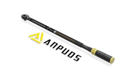 ANPUDS 3/4" Click Torque Wrench, 200-1000 Ft-Lb/271-1355 Nm, Heavy Duty | ±3% Accuracy, 48-Tooth Quick Release, Cr-V Steel, Dual-Direction, for Heavy Truck, Tractor, Diesel, Mining & Oil Field - size: 3/4" 200-1000 Ft.lb