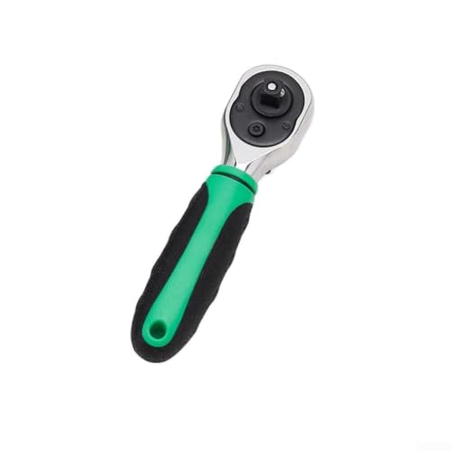 72-Tooth Drive Ratchet Wrench for Socket Set, Reversible Chrome Vanadium Steel Socket Wrench for Auto Repair, Quick-Release Ergonomic Hand Tool(6.35mm) - color: 6.35mm
