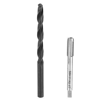 25PCS Thread Repair Kit, M7x1 Thread Inserts in Stainless Steel with Twisted Drill Wrench, Rethreading Tools for Converting Between Metric and Imperial Threaded Holes