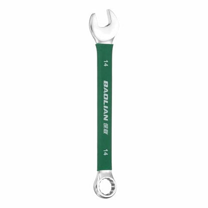 HARFINGTON 14mm Metric Combination Wrench 10 Degree Offset 12 Point Cr-V Steel Single Open End Spanner Wrenches for Automotive Repair Furniture Assembly - size: 14mm