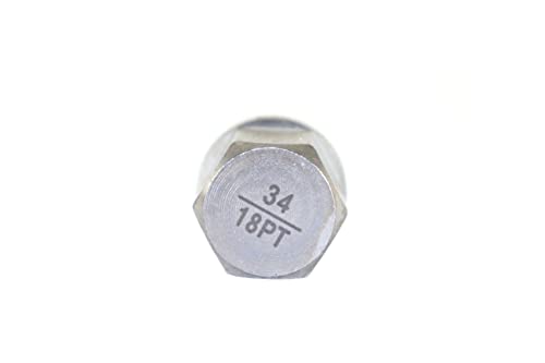 TEMO 34/18Pt Wheel Lock Nut Screw Removal Key Anti-Theft Lugnut Socket S3054 for BMW Vehicles - size: 34/18PT