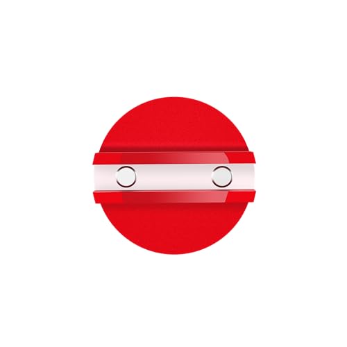 Magnetic Jack Pad Aluminum Slotted Adapter Puck Universal Pinch Weld Adapter Compatible with Sub-Frame Vehicle Jack Pad for Floor Jack- 1pc, Red - color: Red