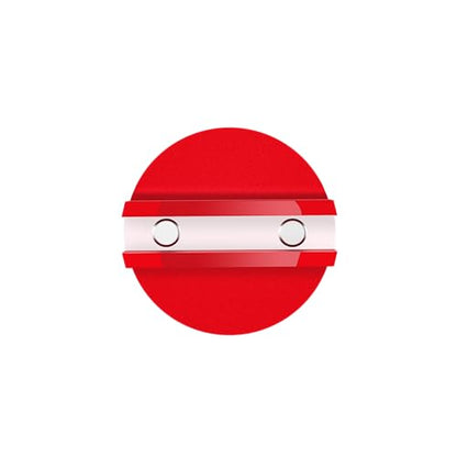 Magnetic Jack Pad Aluminum Slotted Adapter Puck Universal Pinch Weld Adapter Compatible with Sub-Frame Vehicle Jack Pad for Floor Jack- 1pc, Red - color: Red