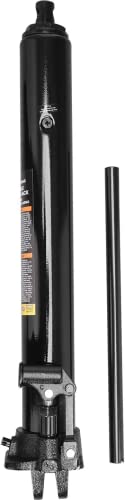 Big RED AT30306BR Hydraulic Long Ram Jack with Single Piston Pump and Clevis Base (Fits: Garage/Shop Cranes, Engine Hoists, and More) w/Handle, 3 Ton (6,000 lb), Black - style: 3 Ton/BLACK