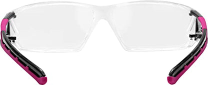 Ironwear 3085 Safety Glasses Anti-Fog ANSI Z87 Compliant with UVA and UVB Protection - color: Pink